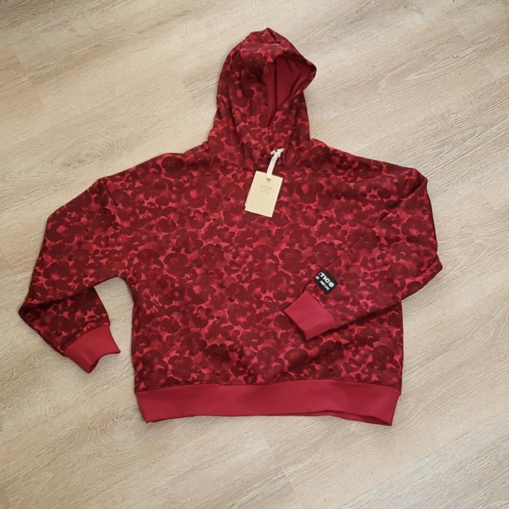 NWT Relaxed fit Fabletics Red Hoodie, L
